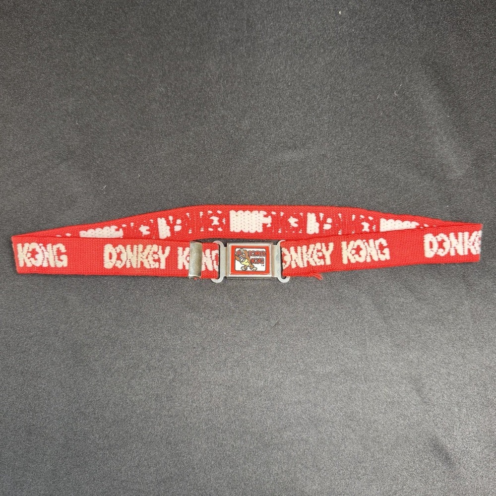 VTG 1982 Nintendo Donkey Kong Childrens Belt Rare Arcade Video Game Nostalgic